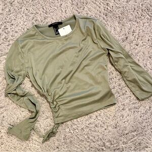 Forever 21 Sage Long Sleeve Top